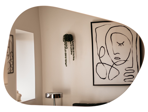 miroir du gîte détouré